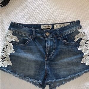 girls size 9 denim shorts